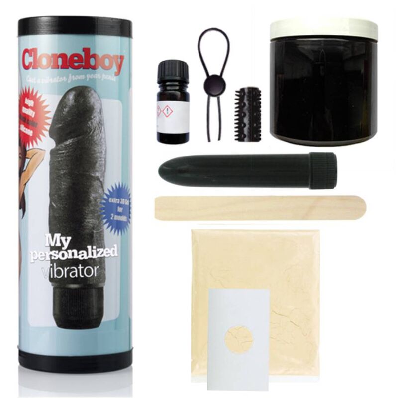 Cloneboy kit penis cloner con vibrazione nera-0