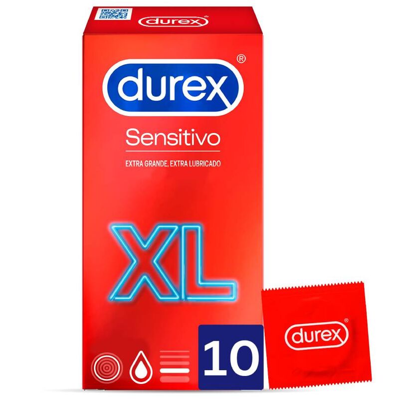 Preservativi durex sensibili xl 10 unità-1