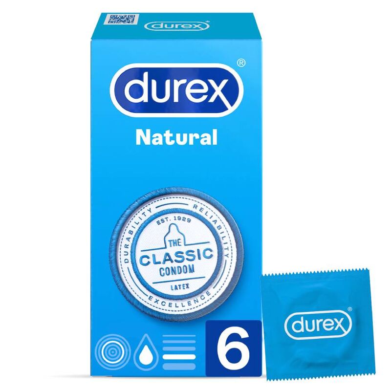 Durex natural classic 6 unitÀ-0