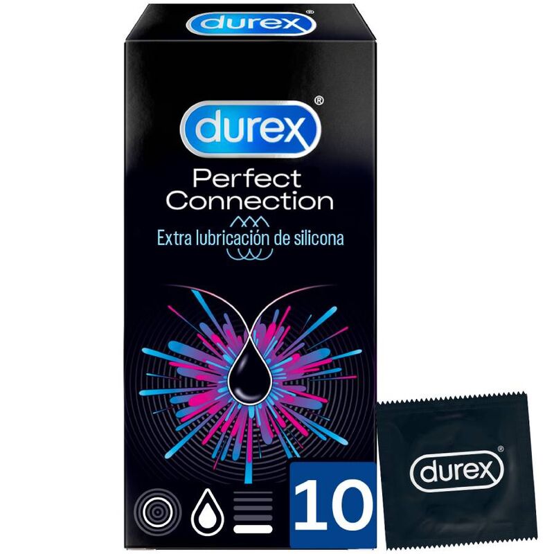 Durex perfect connection silicone extra lubrificazione 10 unitÀ-0