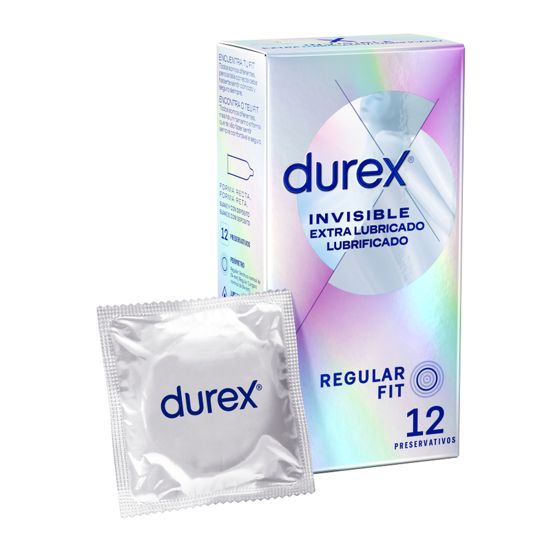 Durex invisibile extra lubrificato 12 unità-2