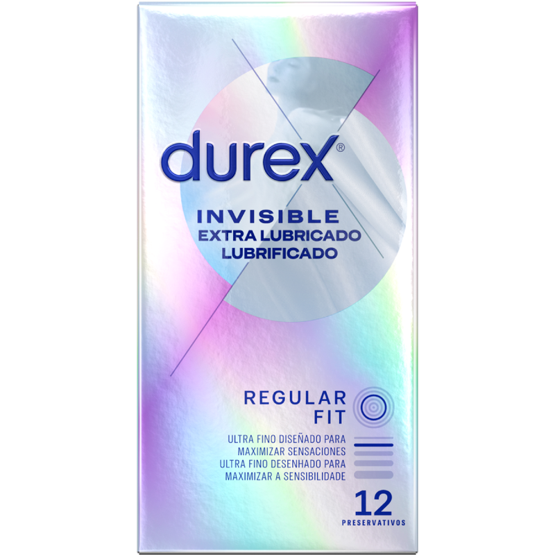 Durex invisibile extra lubrificato 12 unità-3