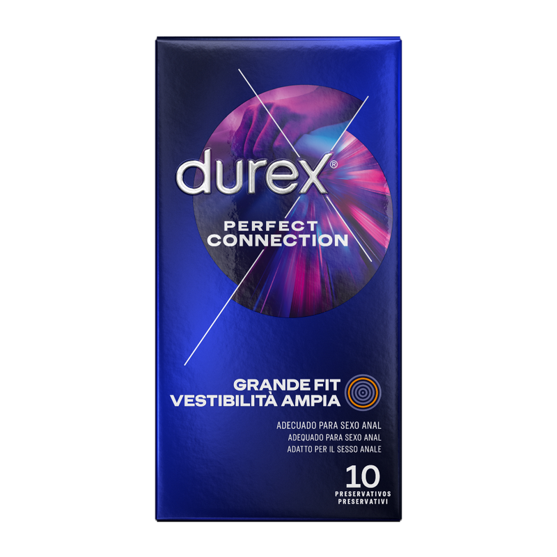 Durex perfect connection silicone extra lubrificazione 10 unità-2