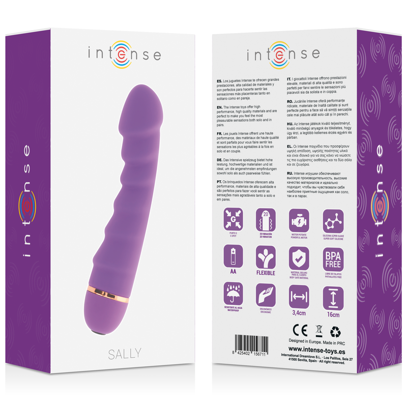 Intenso sally 20 velocità silicone viola-4