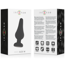 Tappo anale intenso pipo m silicone nero 11 cm-2