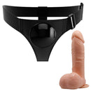 Pretty love - harness slip harness universale con dildo tom 20 cm naturale-2