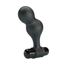 Mr play - plug anale vibrante in silicone nero-3