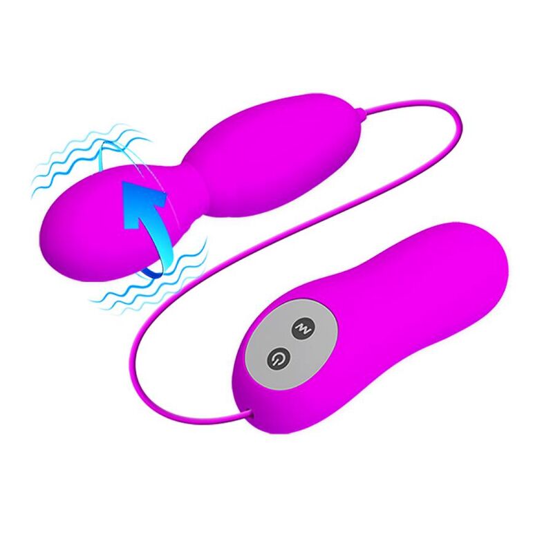 Pretty love - vega rotation and vibration massager with 12 functions fuchsia-3