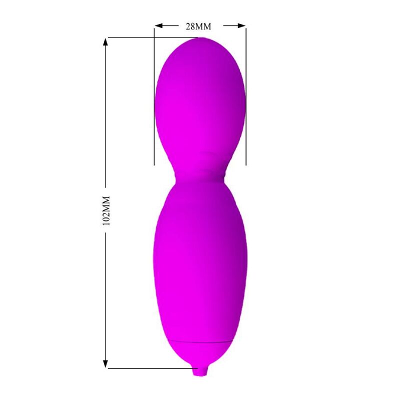 Pretty love - vega rotation and vibration massager with 12 functions fuchsia-2