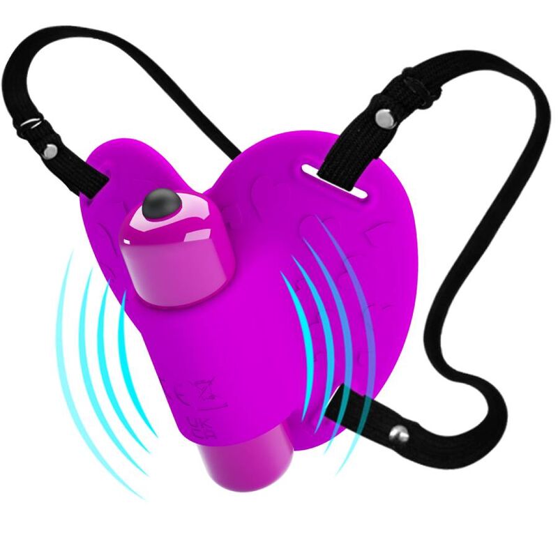 Pretty love - clitoral massager heartbeat 10 vibration modes purple-2