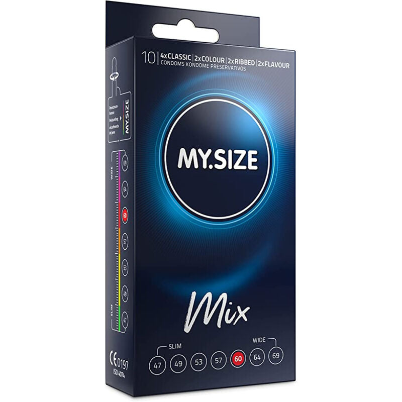 My size mix preservativi 60 mm 10 unitÀ-0