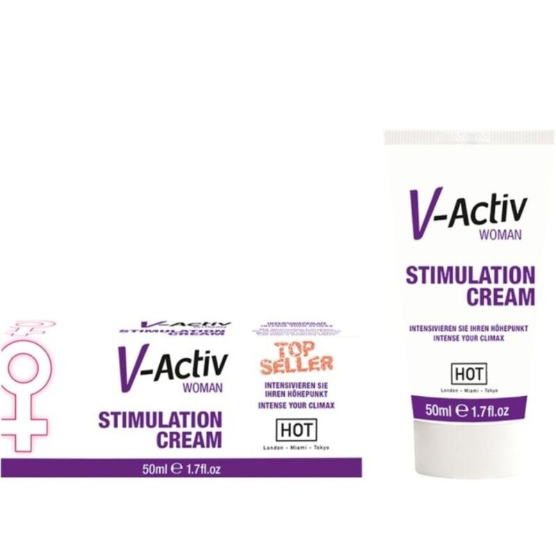 Hot - v-activ crema stimolante donna 50ml