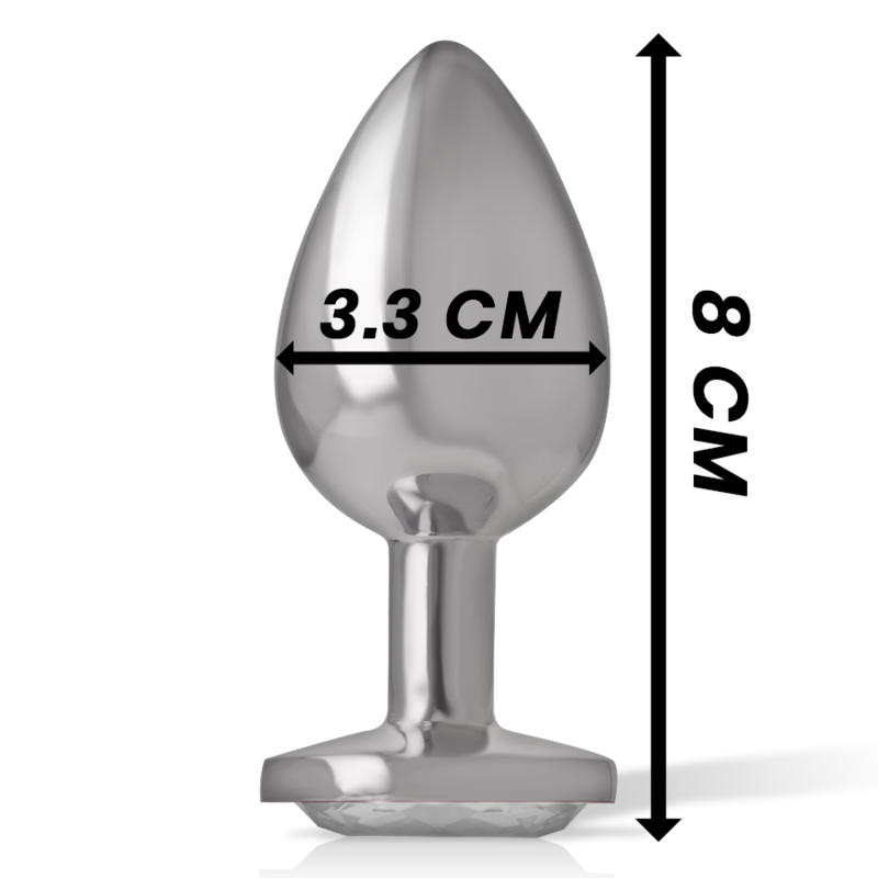 Intense - anal plug metal silver size m