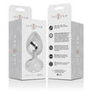 Intense - anal plug metal silver size l