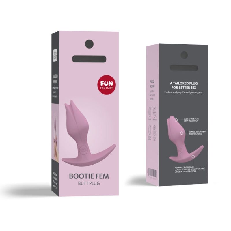 Fun factory - bootie fem female anal butt plug rose