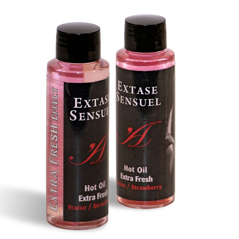 Extase sensuel olio caldo fragola extra fresca 100ml-1