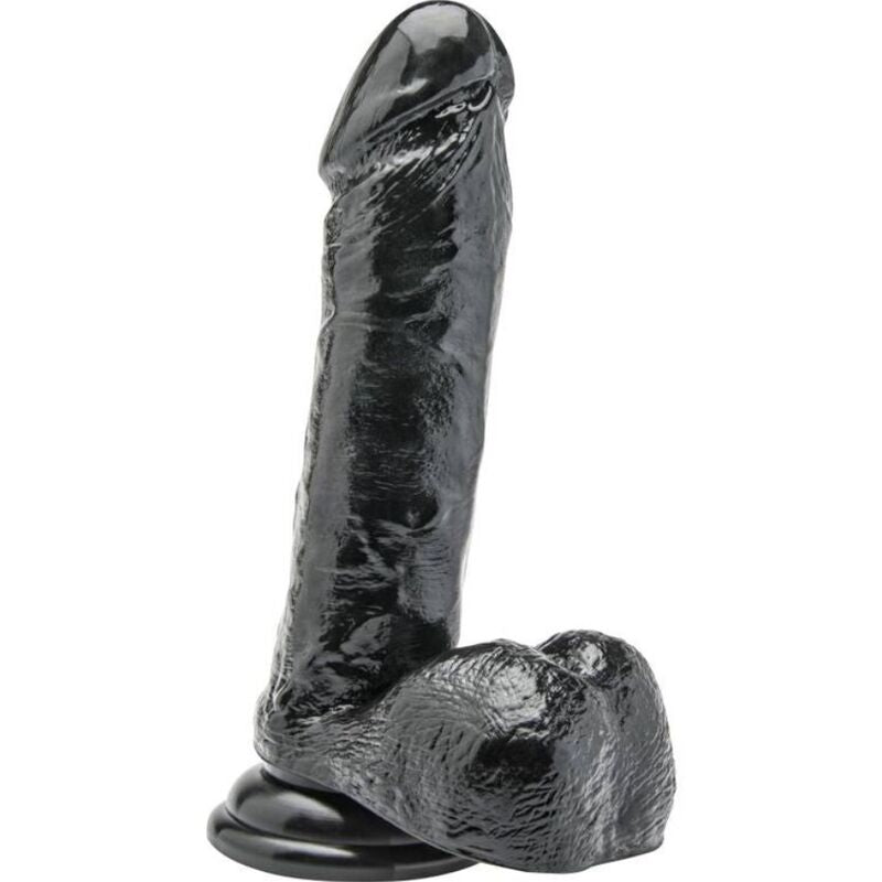 Get real - dildo 18 cm con palline nere