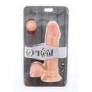 Get real - dildo a doppia densità pelle di 18 cm in pelle