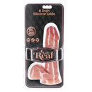 Get real - dildo in silicone 20,5 cm con pelle di pelle