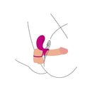 Xocoon - anello stimolatore di coppia fucsia