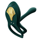 Zalo - bayek vibrating couples ring green-2