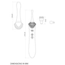 Zalo - bess 2 clitoral massager purple-12