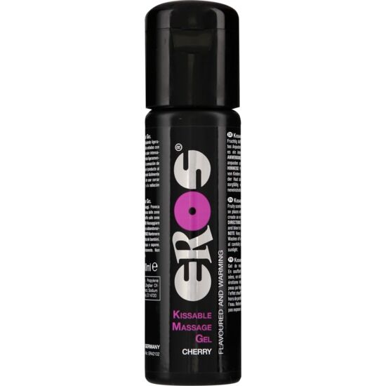 Eros kissable massage gel riscaldante ciliegia 100 ml-0