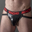 Macho - mx25rc jock pelle rossa xl