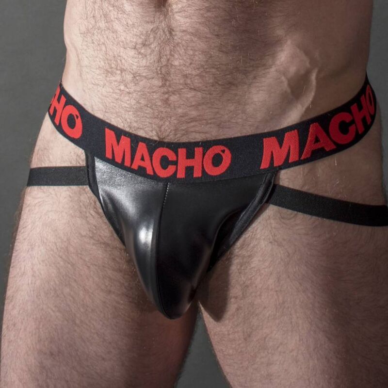 Macho - mx25rc jock pelle rossa xl