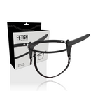 Fetish submissive arnÉs silicona negro 15cm-0