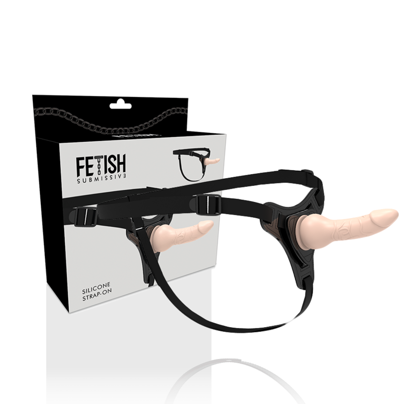 Fetish submissive arnÉs silicona flesh realistic 16cm-0