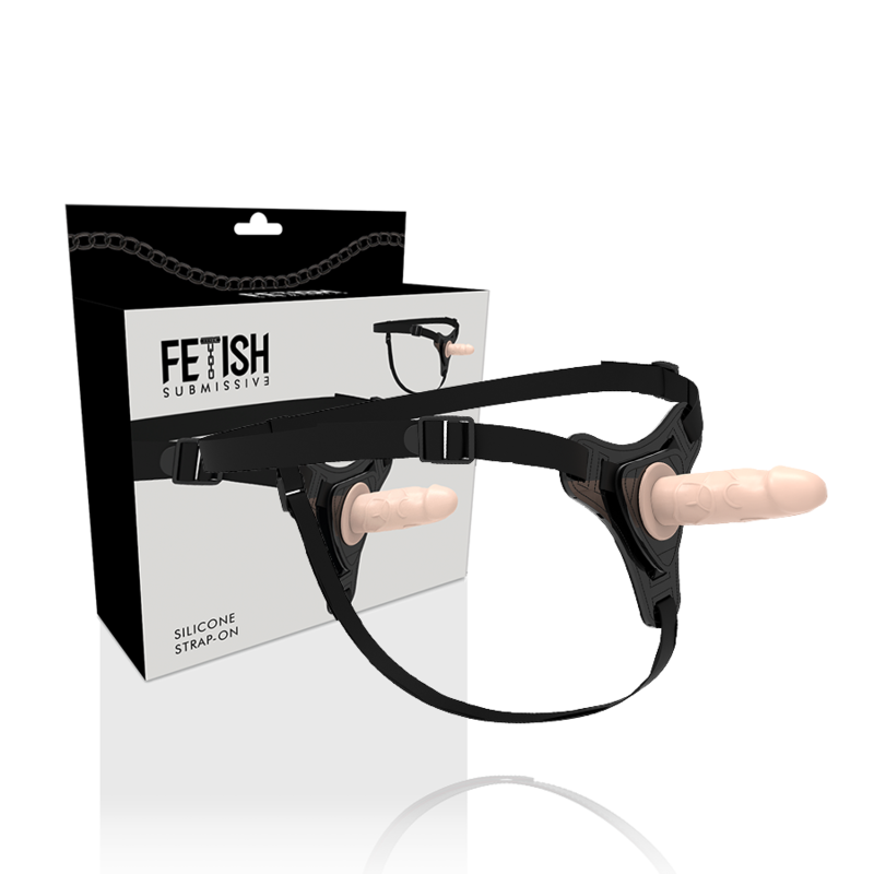 Fetish submissive arnÉs silicona flesh realistic 12.5 cm-0