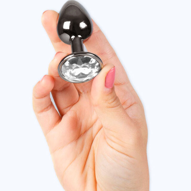 Secret play - butt plug gunmetal misura piccola 7 cm