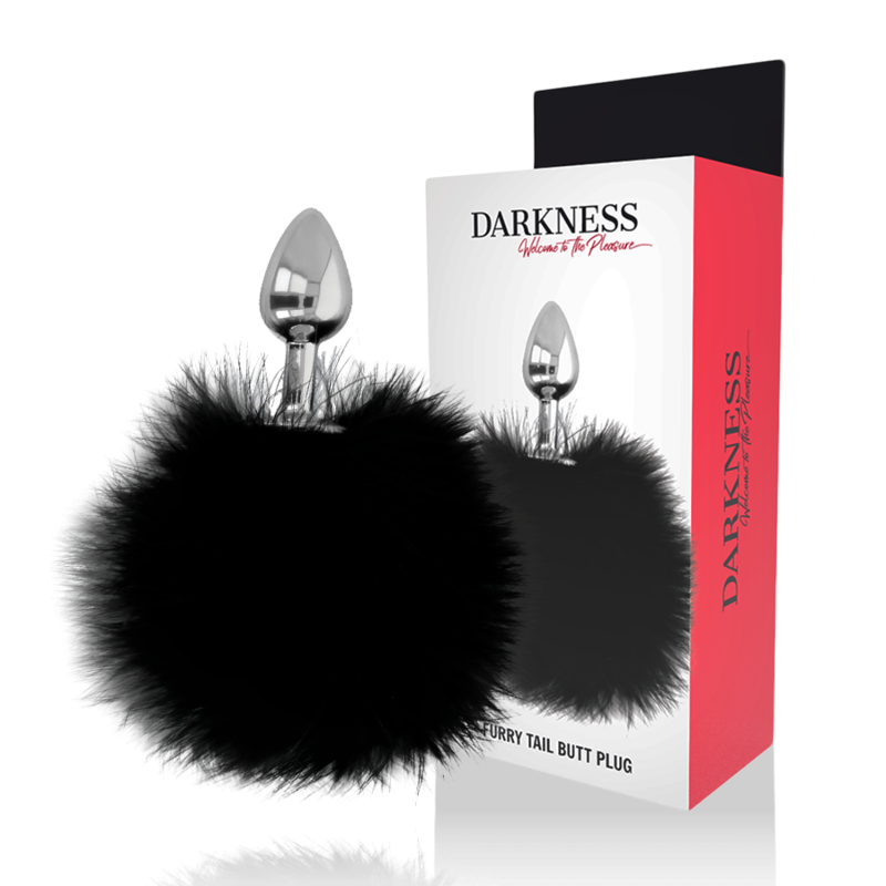 Darkness extra feel bunny tail buttplug  7cm-0