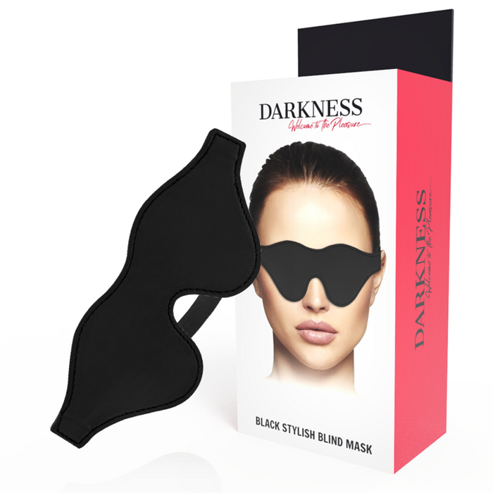 Maschere Darkness black stylish blind mask