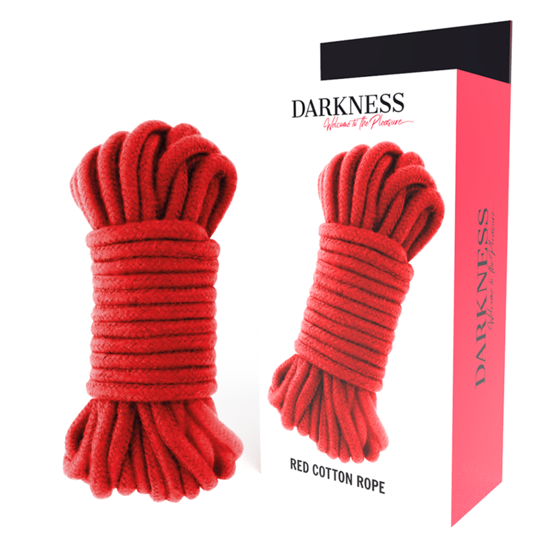 Darkness kinbaku rope 5 m - red-0