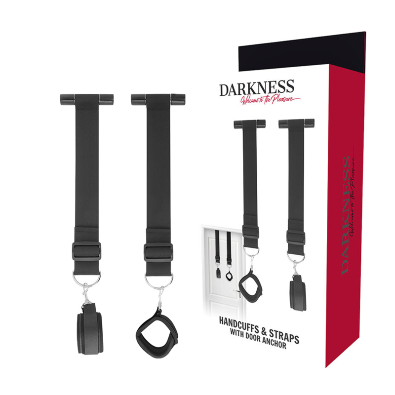Darkness  bondage door cuffs-0