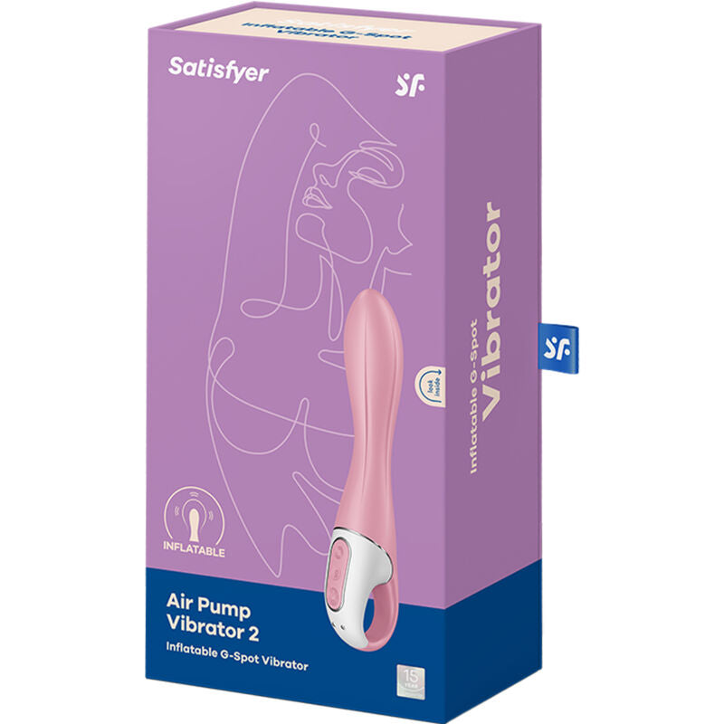 Satisfyer - vibratore a pompa aria 2 rosa antico-5