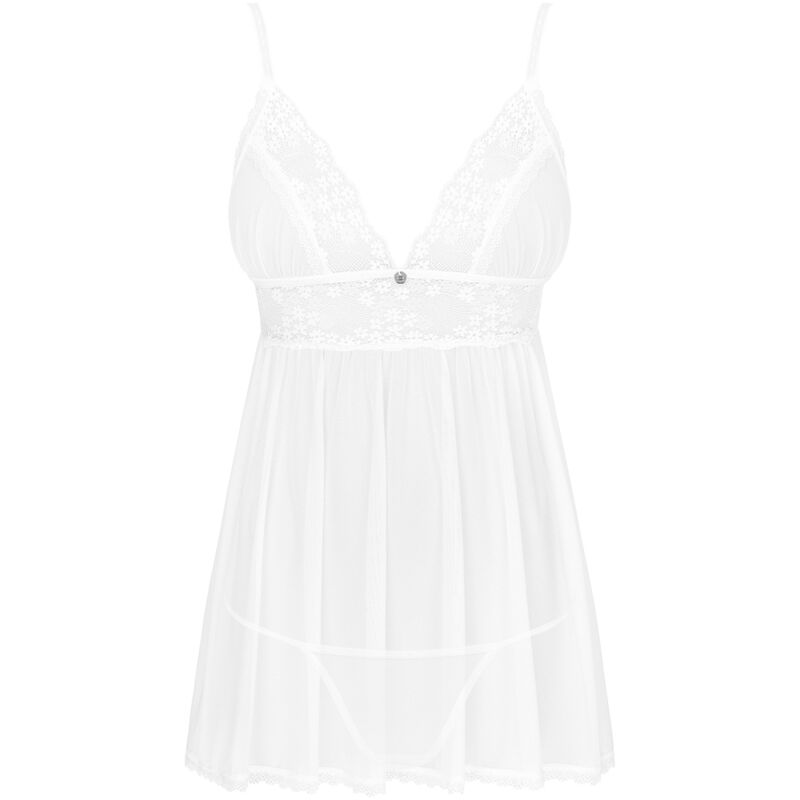 Obsessive - babydoll e perizoma celeste xs/s-4