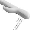 Pretty love - vibratore rotante reese argento-5