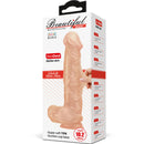 Bellissimo incontro bergrisi dildo realistico e flessibile 26 cm - carne-8