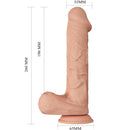 Bellissimo incontro bergrisi dildo realistico e flessibile 26 cm - carne-7