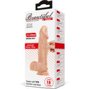 Bellissimo incontro zebulon dildo realistico e flessibile 19,4 cm - carne-7