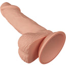 Bellissimo incontro zebulon dildo realistico e flessibile 19,4 cm - carne-6