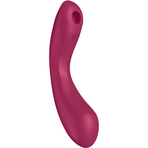 Succhia clitoride e vibratore punto g Satisfyer Curve Trinity 1 rosso