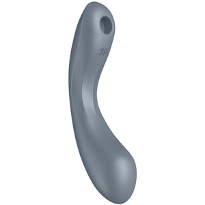 Succhia clitoride e vibratore punto g Satisfyer Curve Trinity 1 grigio