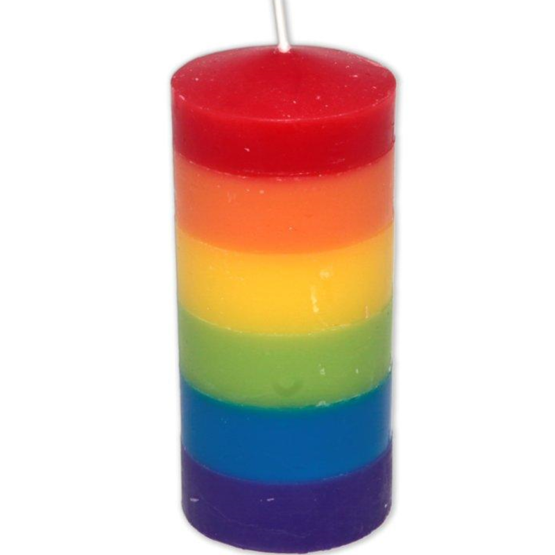 Pride - candela grande con bandiera lgbt