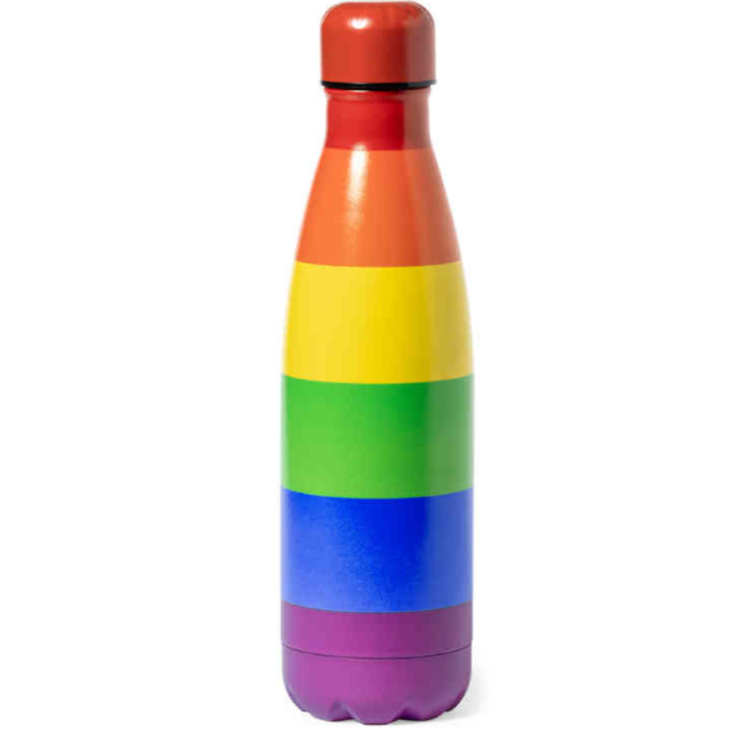 Pride - scaldacqua calda metallico con bandiera lgbt