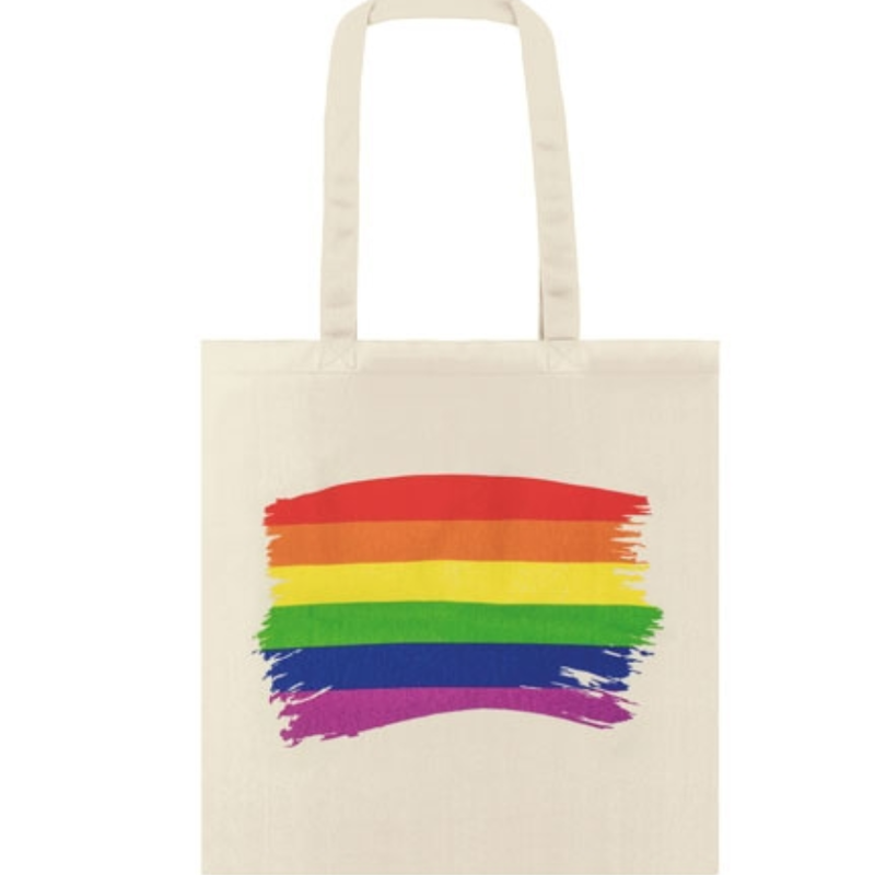 Pride - borsa bandiera lgbt in cotone