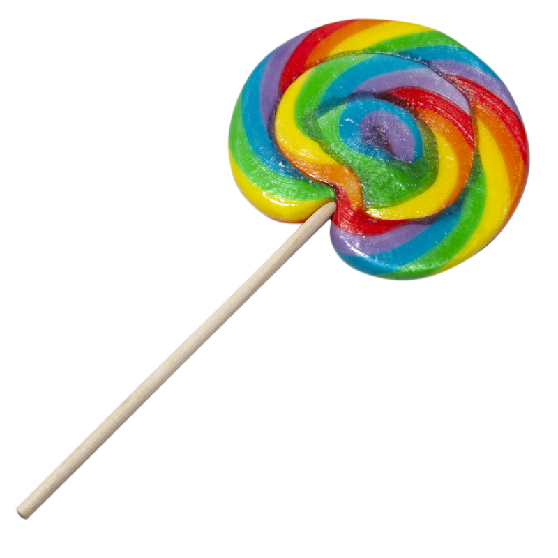 Pride - big round lollipop with the lgtb flag /en/pt/en/fr/it/